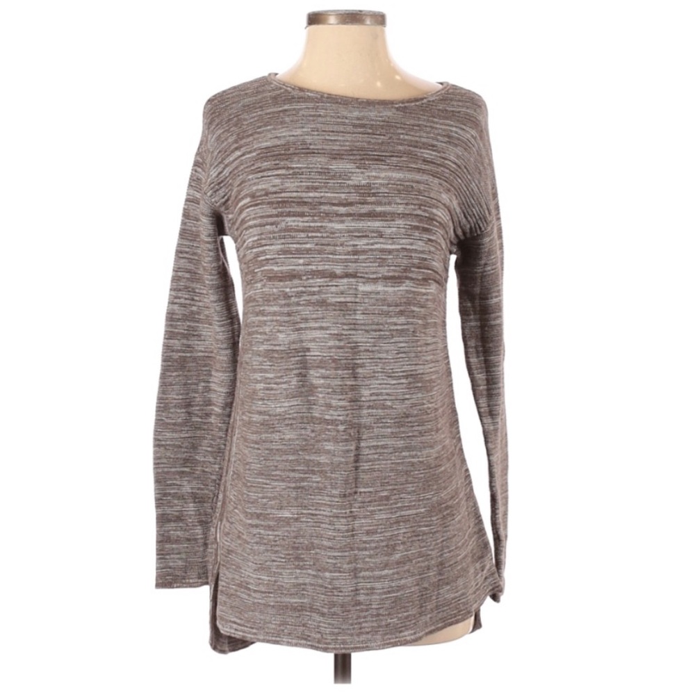 Ellen Tracy Wool Blend Knit Rib Pullover Sweater S